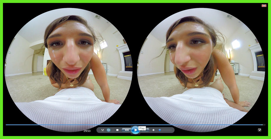 Abella Danger VR cum on face