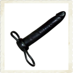 strap on black dildo