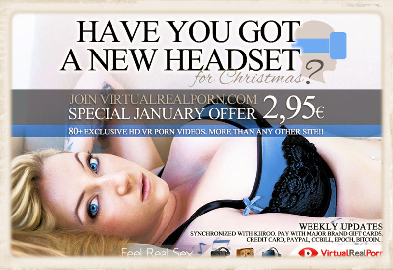 Virtual Real Porn discount January graphic