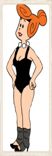 Wilma Flinstsone sexy bodysuit