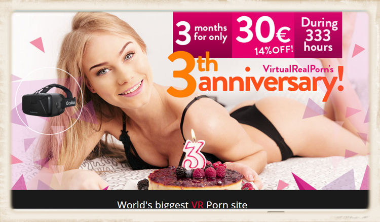 Virtual Real Porn third anniversary birthday picture