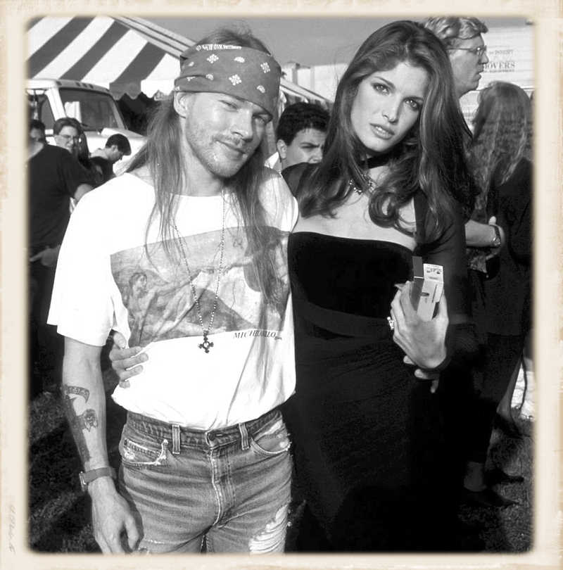 Axl and Stephanie Seymour