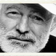 Ernest Hemmingway face