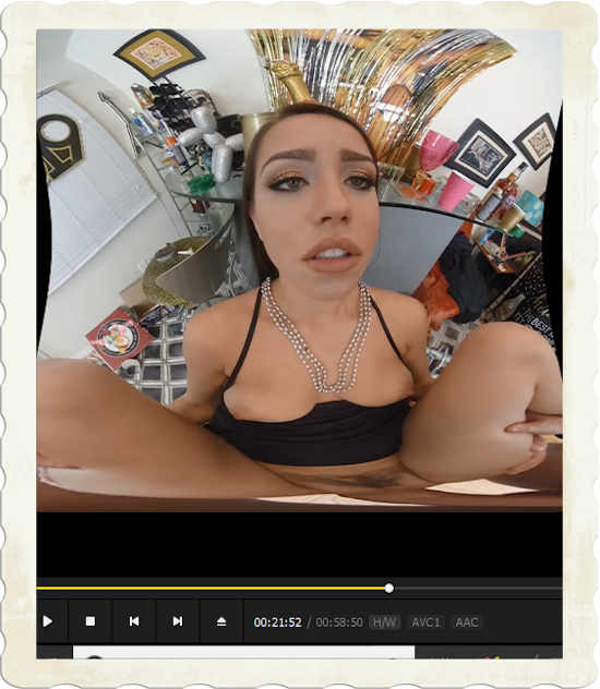 Realistic missionary framing with WankzVR's Alina Lopez at the 21:52 mark
