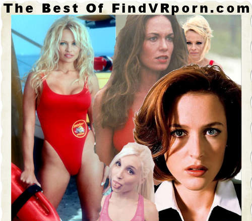 Best VR porn lists on findvrporn.com collage with sexy women