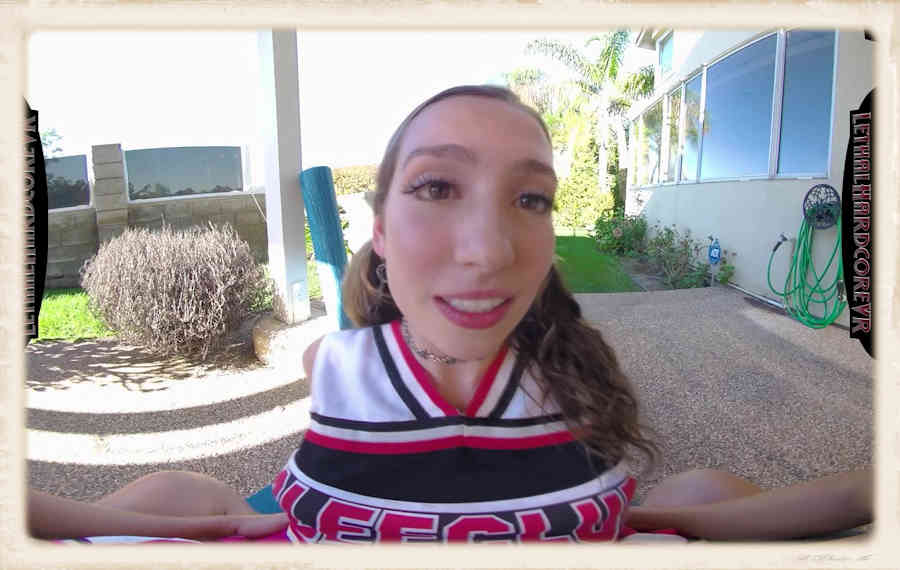LethalhardcoreVR review Bailey Base cheerleader pic