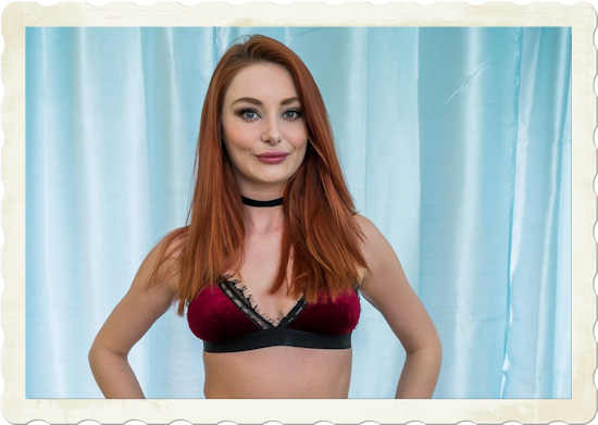 Lacy Lennon clothed tease WankzVR Red Velvet Vixen