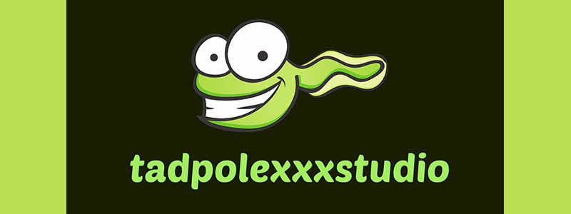 Tadpole XXX studio banner and logo