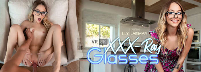 Lily Larimar XXX Ray glasses preview from VR Bangers