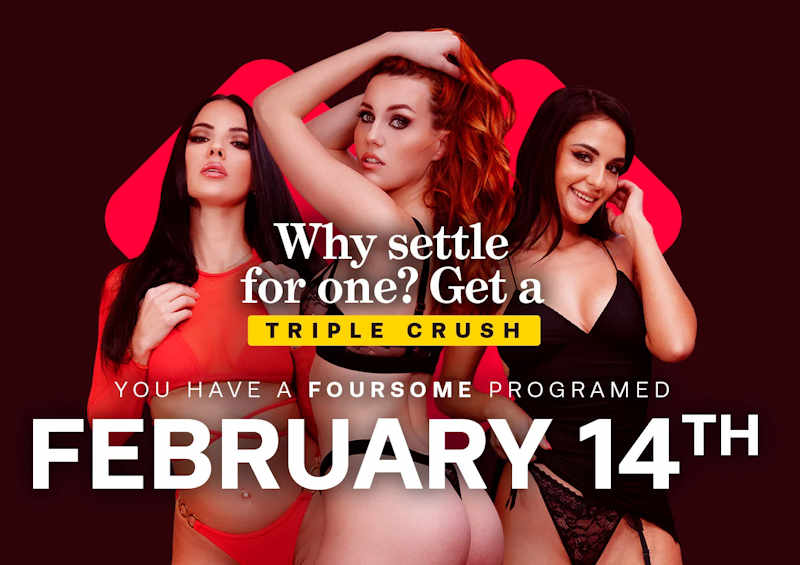 Virtual Real Porn Valentine's Day special sale and special scene