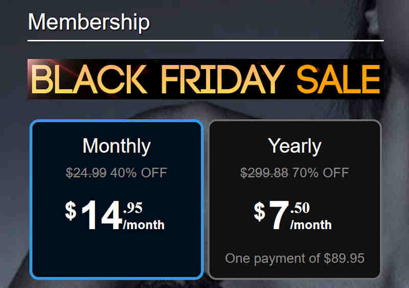 VRporn.com Black Friday sale looks good