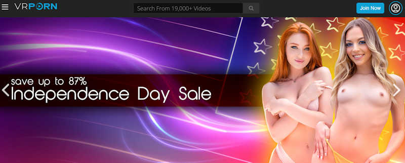 VRporn.com Independence Day sale