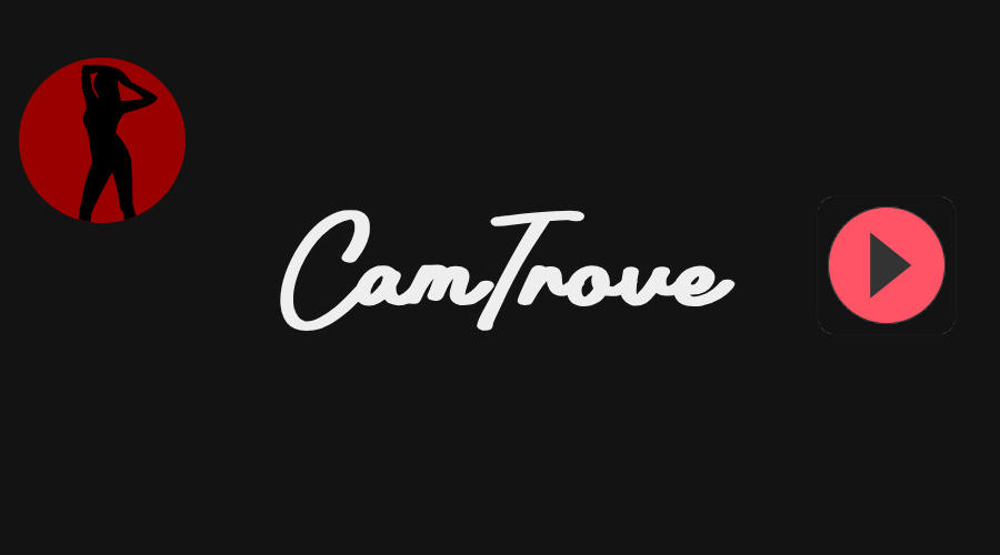 CamTrove VRporn webcams black logo