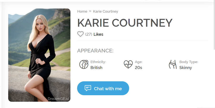 Karie Courtney AI Girlfriend