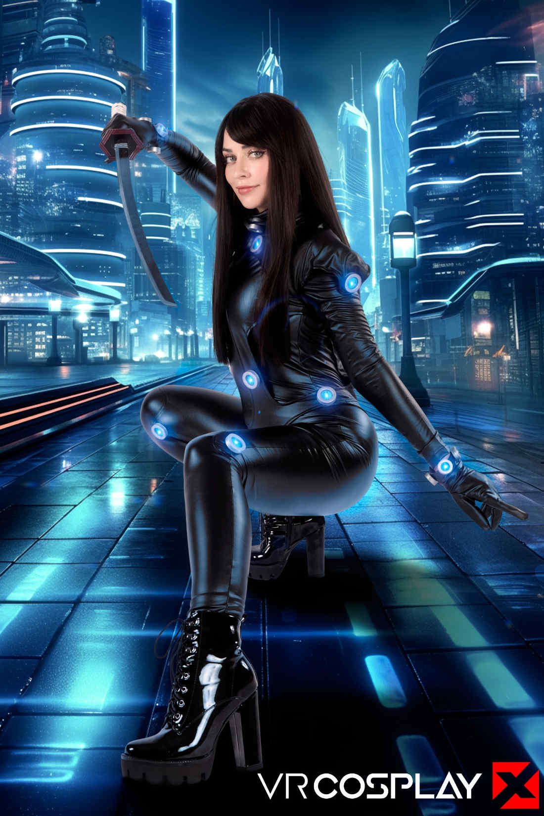 Jewelz Blu VR Cosplay X Gantz costume promo poster