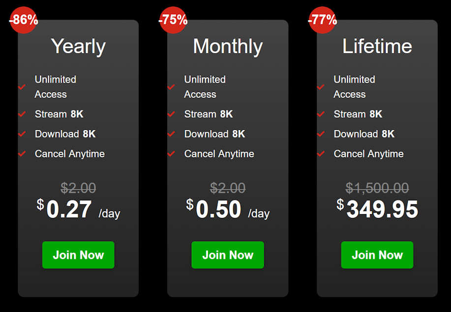 POVR Black Friday 2025 prices